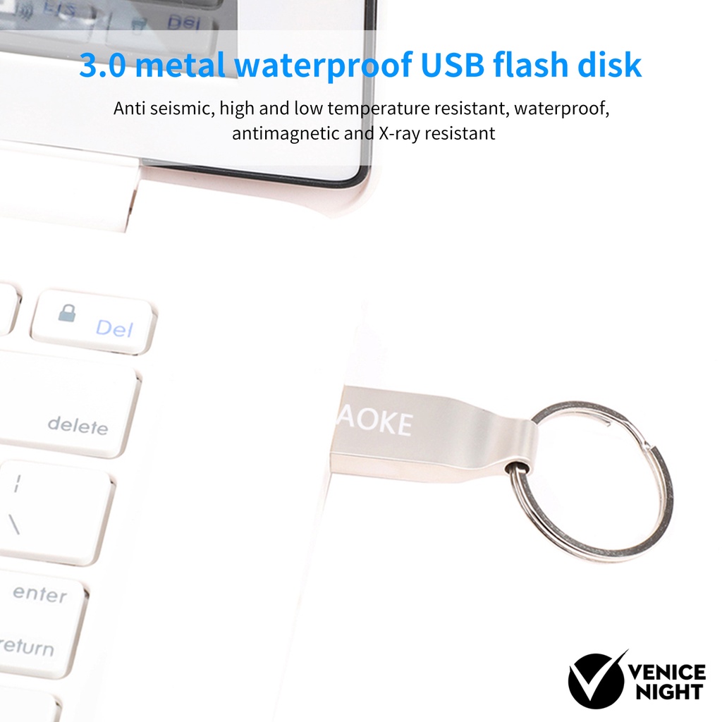 (SF) Flashdisk USB 3.0 1TB 2TB Bahan Logam Anti Air Untuk Komputer