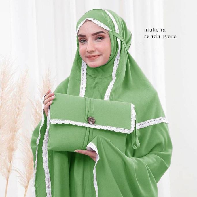 DIONISIA Tyara Mukena Dewasa Model Terbaru Jumbo Renda