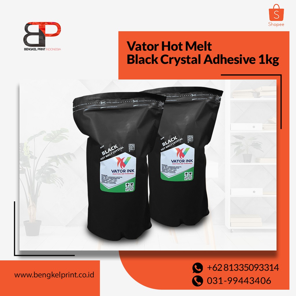 POWDER VATOR BLACK PREMIUM 1kg | BUBUK DTF POLIESTER