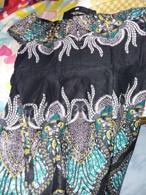 Raka Bumi Gamis Batik Sriwedari Maxi Bumil/busui Katun Sogan Allsize Ld 105-120 Cm Bahan Katun Halus