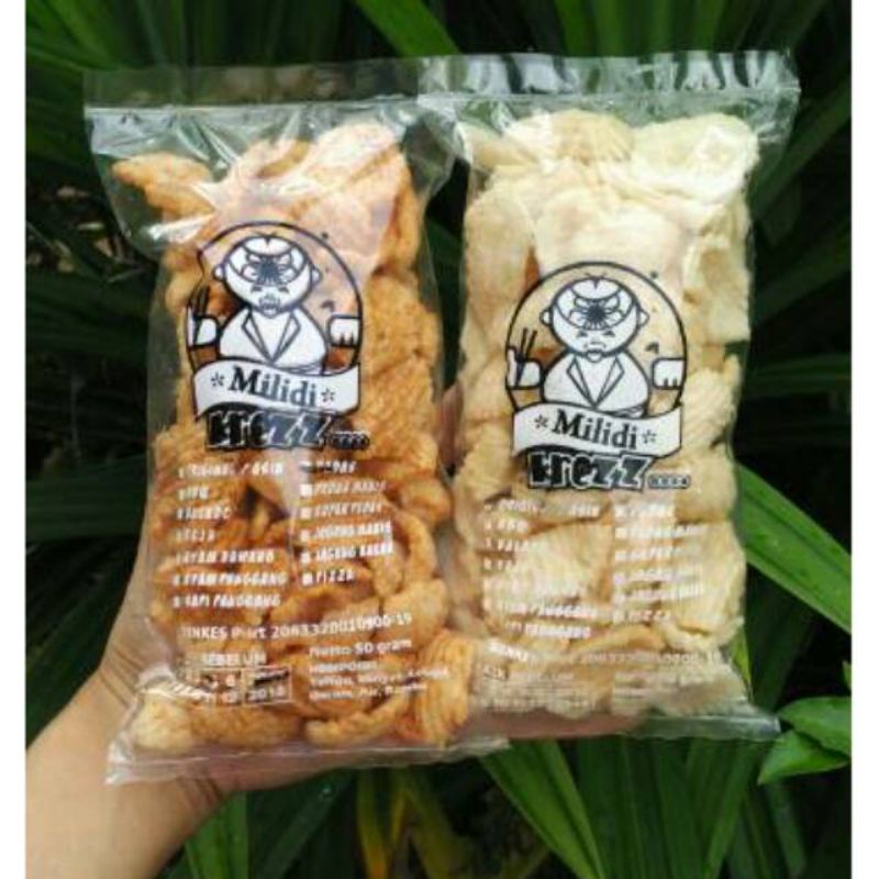 

Kerupuk Kerang 50 gr Snack Camilan Pedas