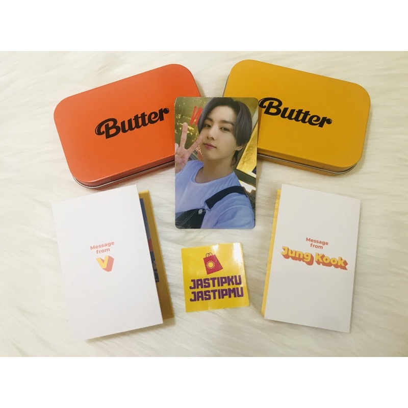 [READY STOCK] BTS POB BUTTER + MESSAGE CARD BUTTER