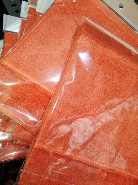 Kain Lap Microfiber Honaga 40x40cm 320gsm - Kemasan Plastik Hanger Polos