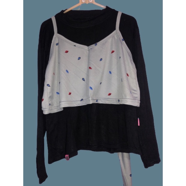 VEST PITA LEAF / VEST PITA TALI BELAKANG BAHAN CREPE TEBAL VEST WANITA