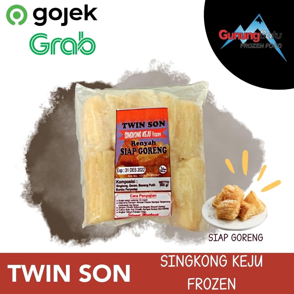 

TWIN SON SINGKONG KEJU FROZEN 500 GRAM