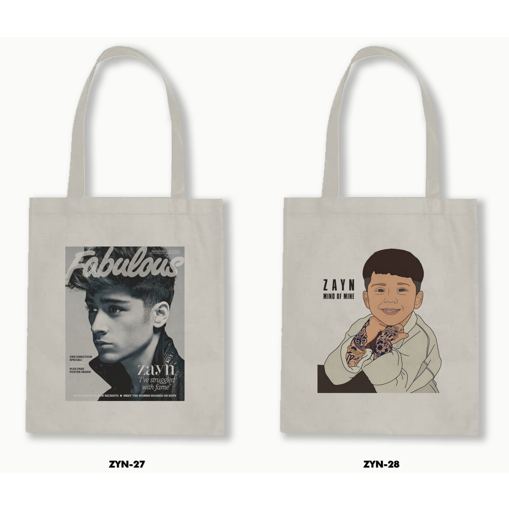 TOTE BAG BLACU - ZAYN MALIK .02