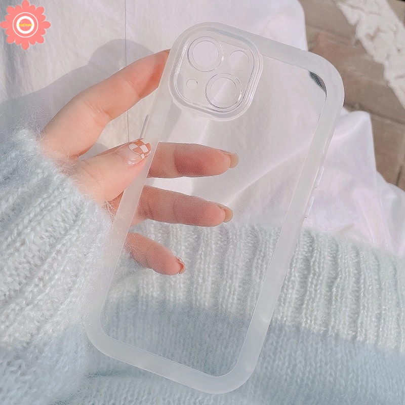 Case Pelindung Lensa Kamera Warna Macaron Fluorescent Tahan Banting Untuk IPhone 11 12 13 11 Pro Max XR X XS Max