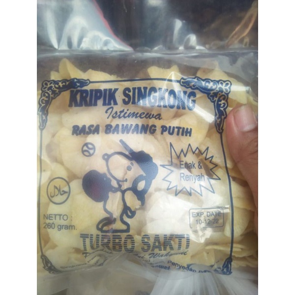 

KRIPIK SINGKONG BAWANG PUTIH