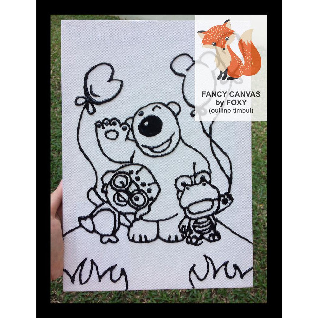 

New Kanvas Lukis Anak Gambar Pororo Peralatan Melukis Murah Terlengkap Al3