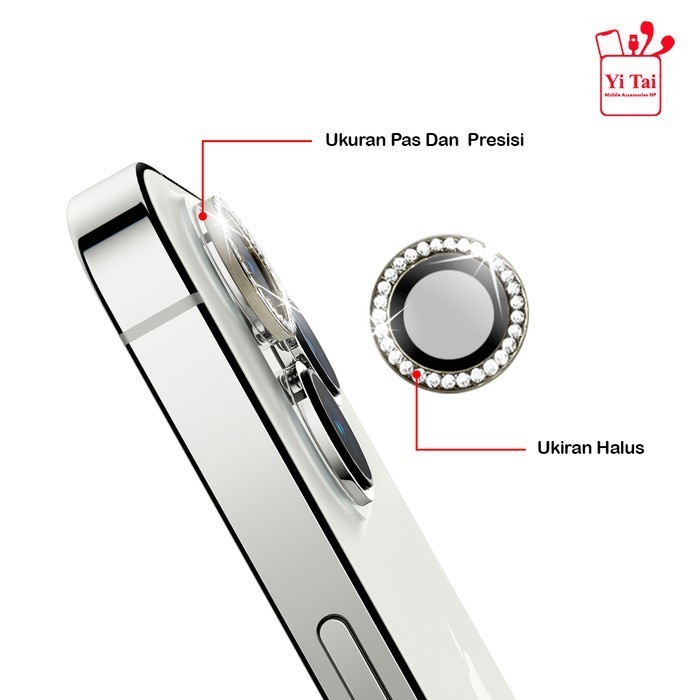 RING LENSA KAMERA DIAMOND YI TAI FOR IPHONE 11 11 PRO IPHONE 11 PRO MAX