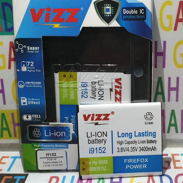 BATERAI SAMSUNG I9152 I9150 MEGA 5.8 BATTERY DOBEL POWER VIZZ BERGARANSI