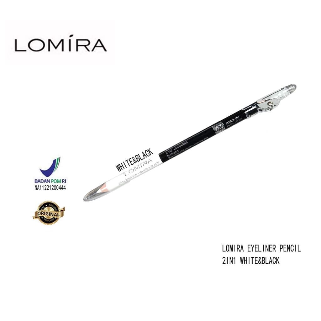 Lomira Eyeliner Pencil 2in1 White&amp;Black