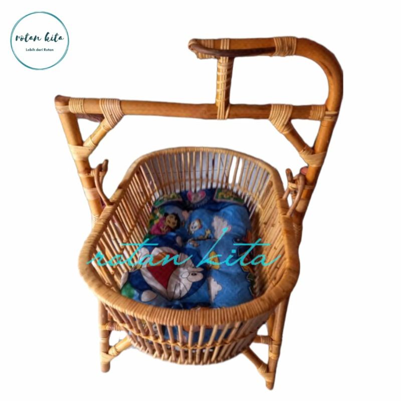 Ayunan Bayi Rotan Asli READY STOK