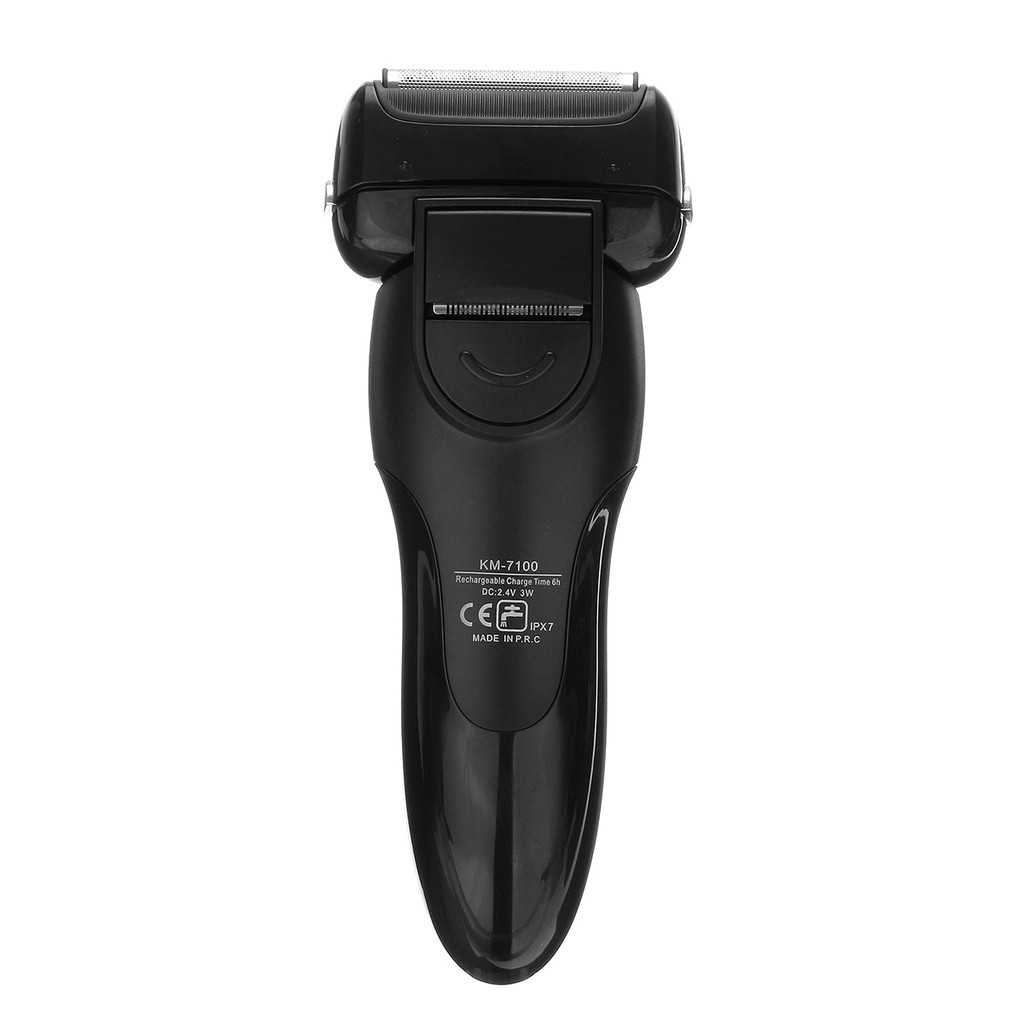Alat Pencukur Rambut KEMEI KM-7100 IPX6 Waterproof Electric Shaver with 3D Floating Head Razor