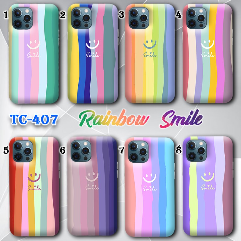 rainbow case TC-407 case Realme c20 c21 c25 realme 7 realme 8 5 c3 Realme 5 Pro realme x2 topcase