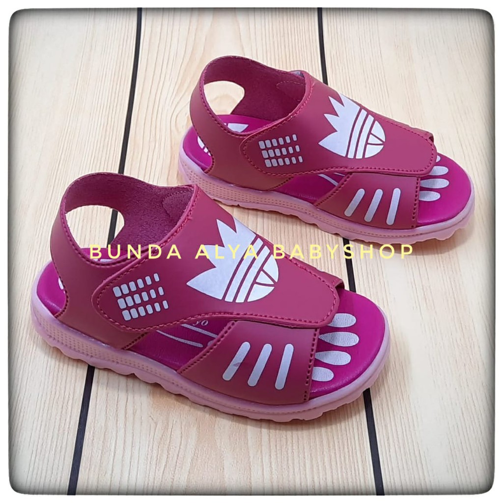 Sendal Anak Perempuan Usia 1 2 Tahun Alas Karet FANTA - Sepatu Sandal Anak Cewek Alas Karet Anti Licin Size 23 - 25