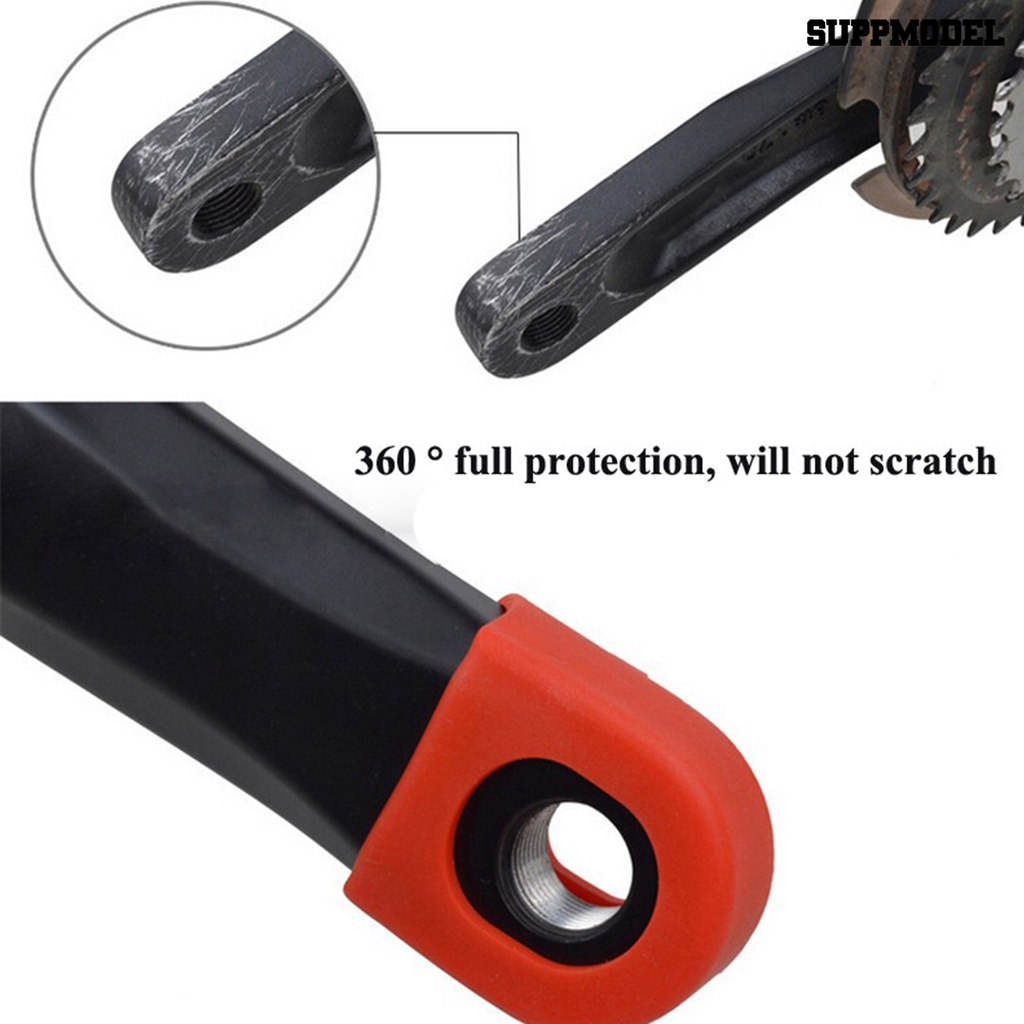 2pcs Cover Pelindung Crankset Sepeda MTB Tahan Lama