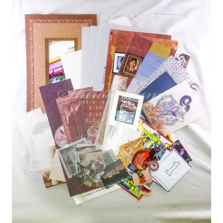 

Journal/Diary/Scrapbook Retro/Vintage Set (60 pcs)