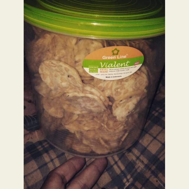 

Keripik tempe non MSG halal home made