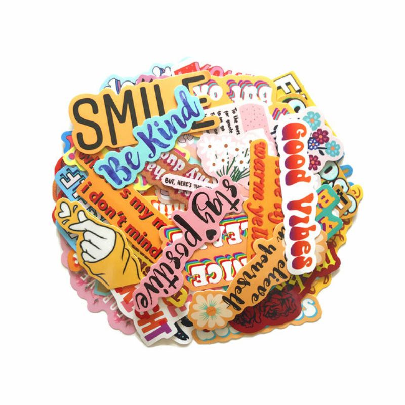

Stiker Pack Positively Style 260125- Stiker Aesthetic Keren Imut Laptop, Aksesoris Hp, Anti Air, Motif, Helm, Tumbler, Koper, Kulkas