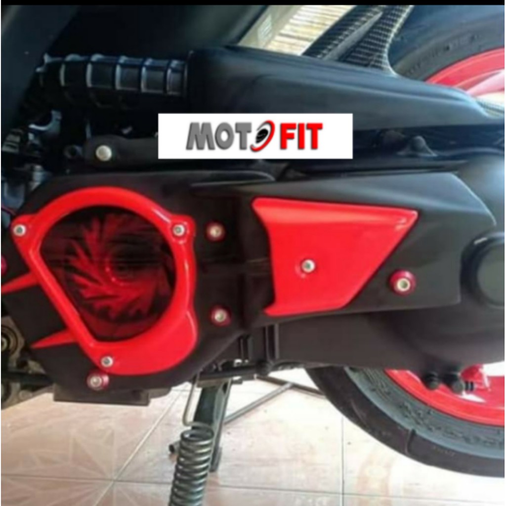 Cover CVT Custom Aerox 155 VVA running free style moto gp include lampu