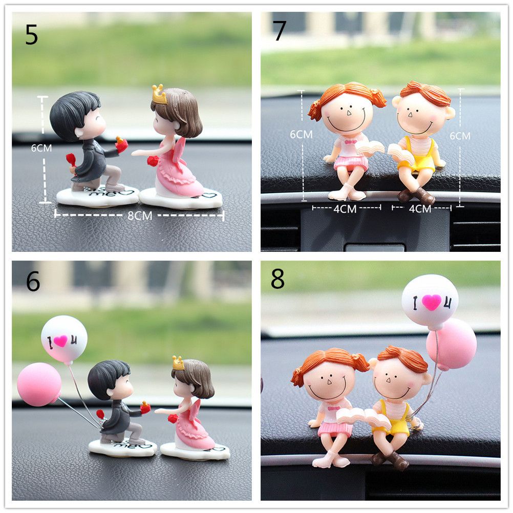 Suyou Miniatur Boneka Anak Laki-Laki / Perempuan Untuk Dekorasi Interior Mobil