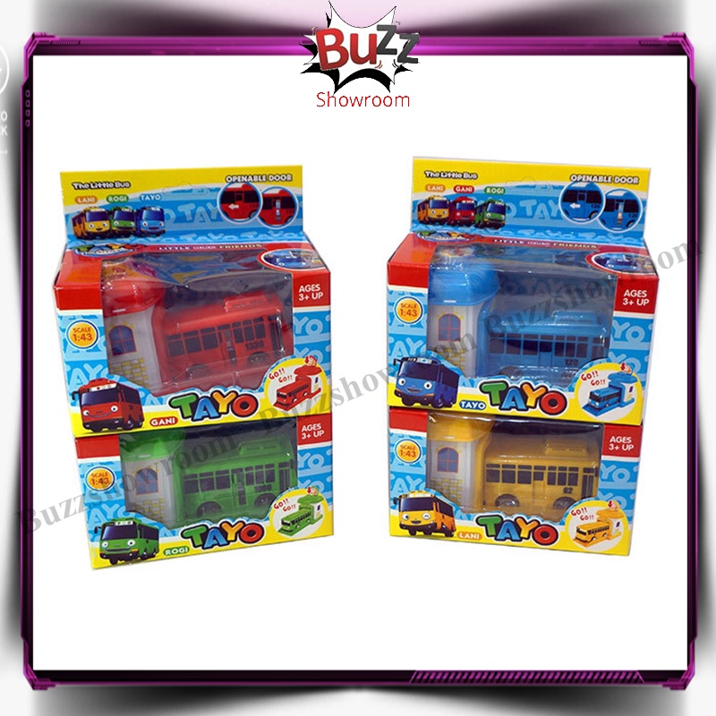 Tayo Ejection The Little Bus Mainan Anak Mobil Bus Pullback Pelontar
