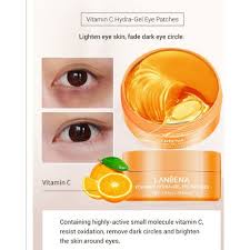 LANBENA Vitamin C Eye Mask Masker Mata Melembabkan Kosmetik Murah Whitening Anti Aging Wrinkles Remove Dark Circle Eye