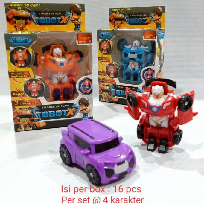 ROBOT to CAR TOBOT Mainan Anak Robot Mobil TOBOT X