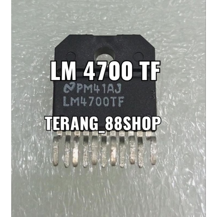 IC GAINCLONE LM4700TF LM 4700TF 4700 TF 30W ORIGINAL ASLI