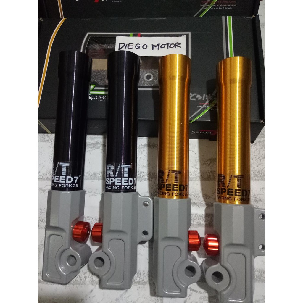 Terbaru TABUNG SHOCK DEPAN R-T STAGE SEVEN SPEED BEAT - SCOPY - VARIO - MIO Limited
