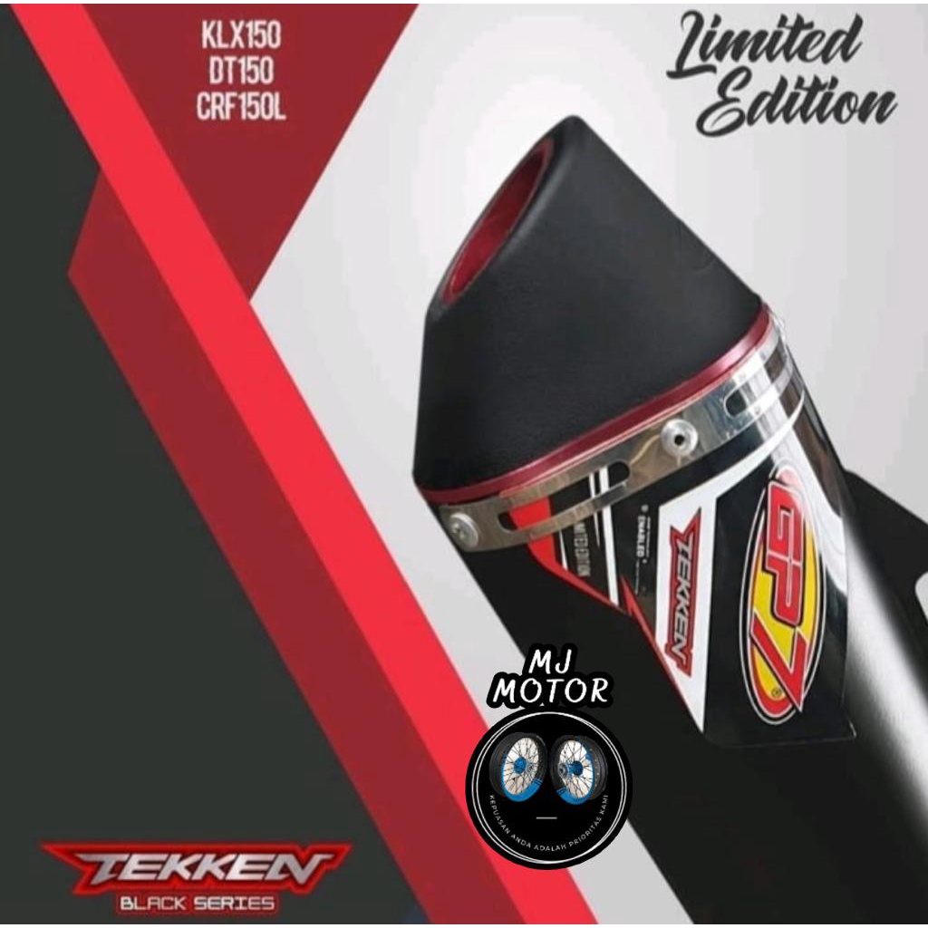 Knalpot GP7 Tekken Black Series New