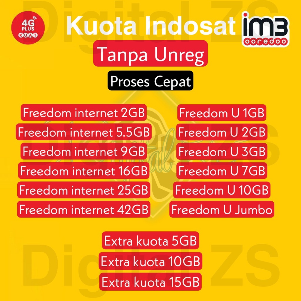Kuota Indosat Freedom Internet Dan Freedom U Unlimited Menambah Masa Aktif