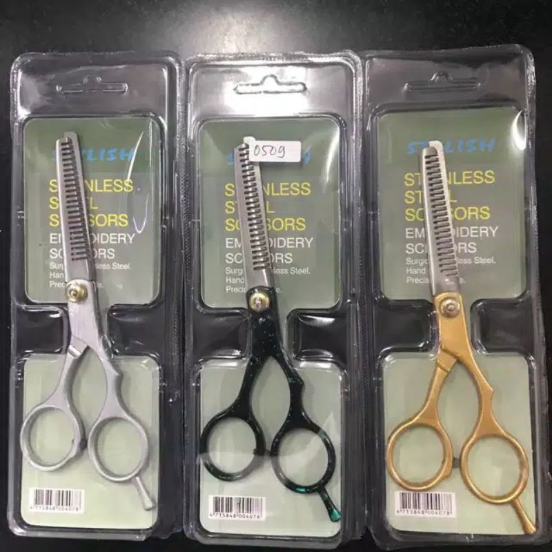 

Gunting Sasak Gerigi Stylish Stainless Steel Scissors