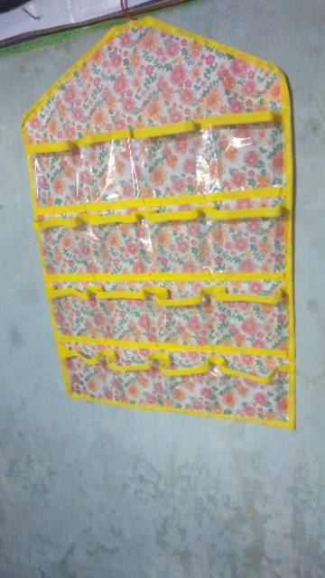 Rak CD Motif Bunga / Rak Underware Gantung Murah