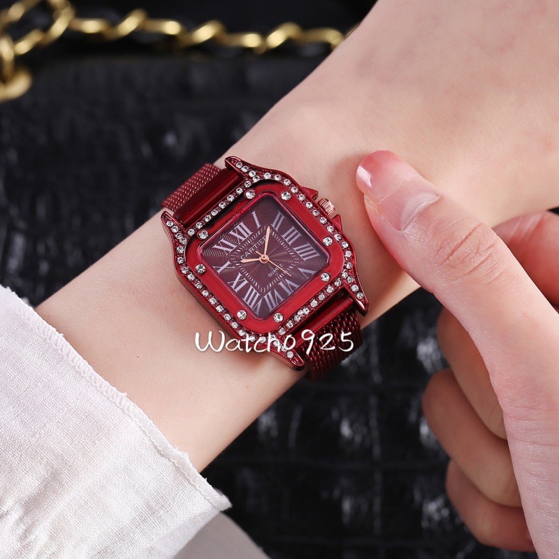 JAM TANGAN WANITA TOUCH PASIR MAGNET FASHION JAM TANGAN MURAH CEWEK  JAM TANGAN ANALOG IMPORT W126