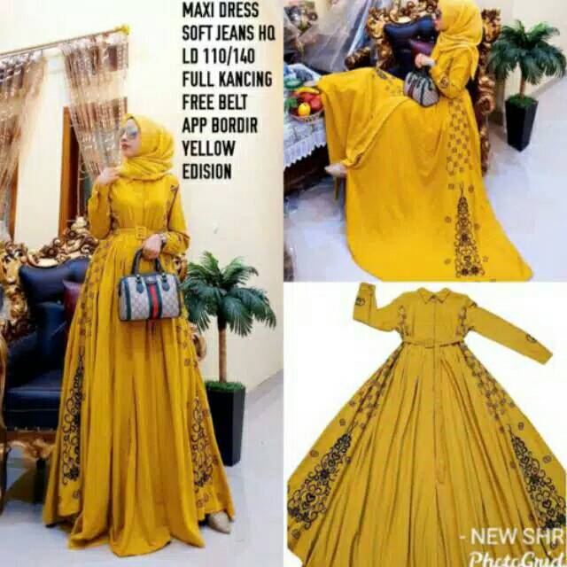 READY  Ori  SHR SUPER  NEWWW MAXI JEANS BORDIR BATIK  Good quality