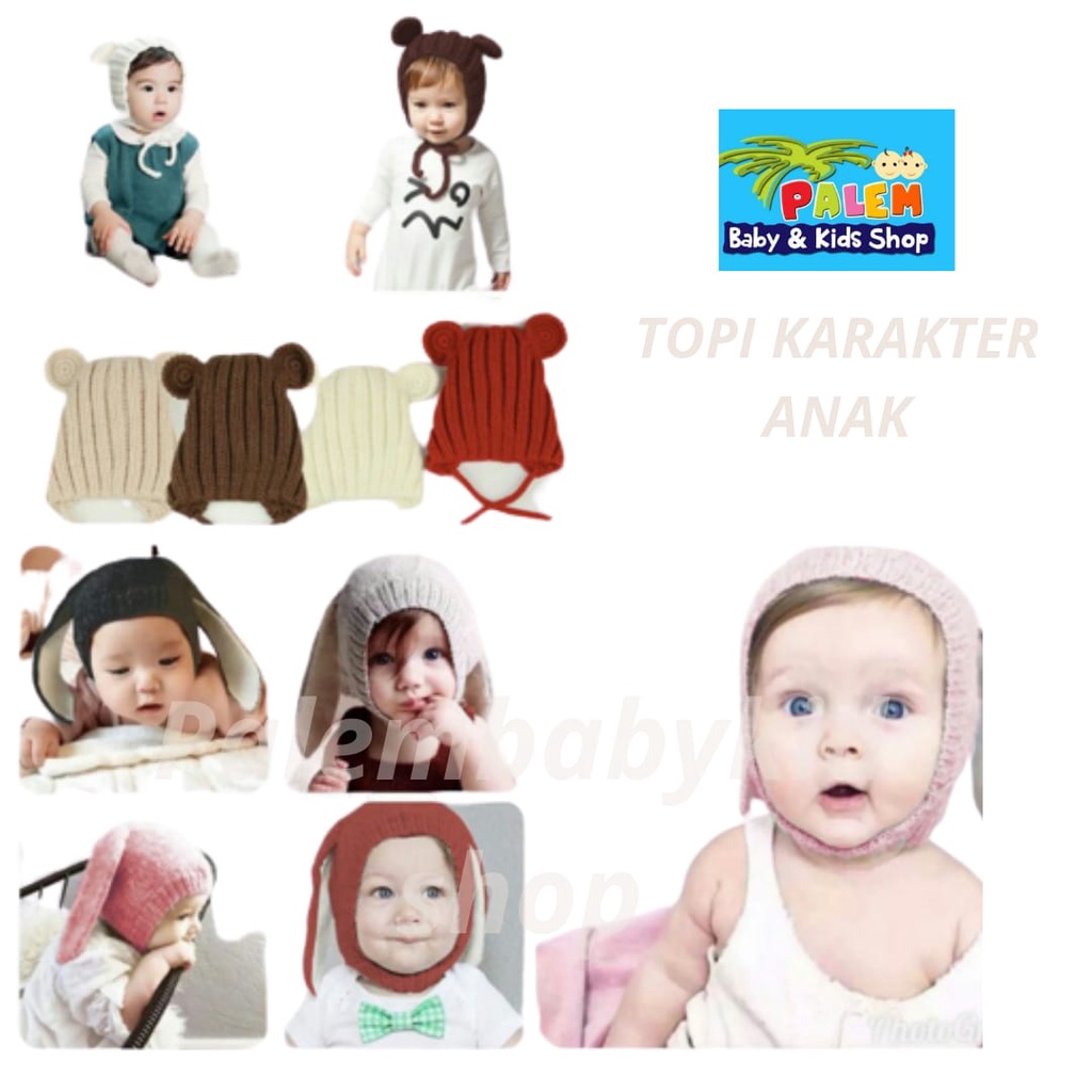 Topi baby rajut model kekinian topi hat