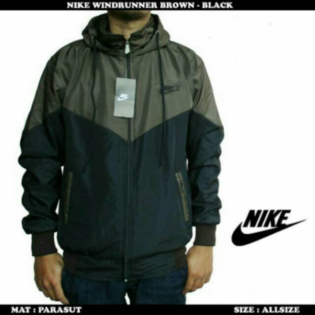 Jaket Parasut Nike Windrunner hoodie