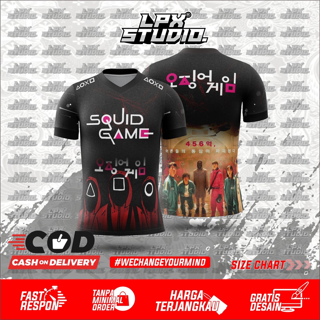 Jersey Baju Squid Game 2021 Viral