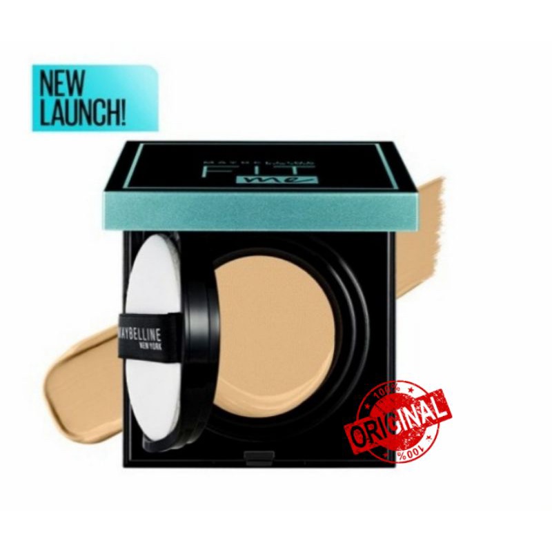 Maybellin Fit Me Matte & Poreless Oil Control Cushion / Original / skincare /alat kecantikan / Scarl