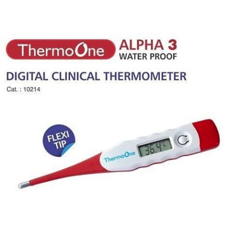 Thermometer Digital Clinical Original ThermoOne Alpha 3 / Termometer Digital Flexible