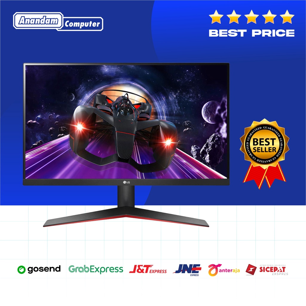 LG 24MP60G-B - 24'' Full HD IPS Monitor with FreeSync™