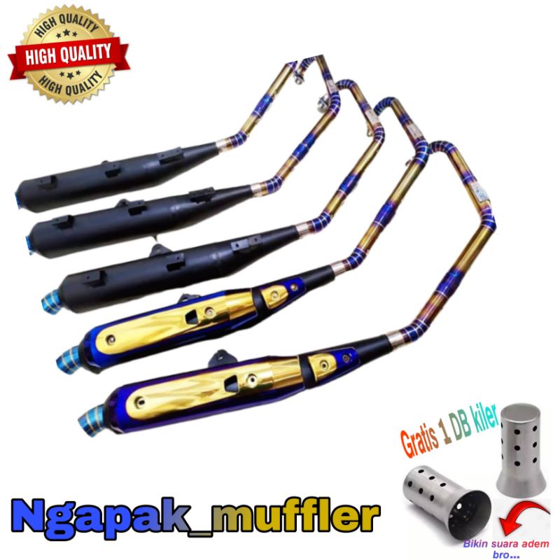 knalpot racing ngapak muffler tusuk gigi vixion cbr 150 verza satria fu