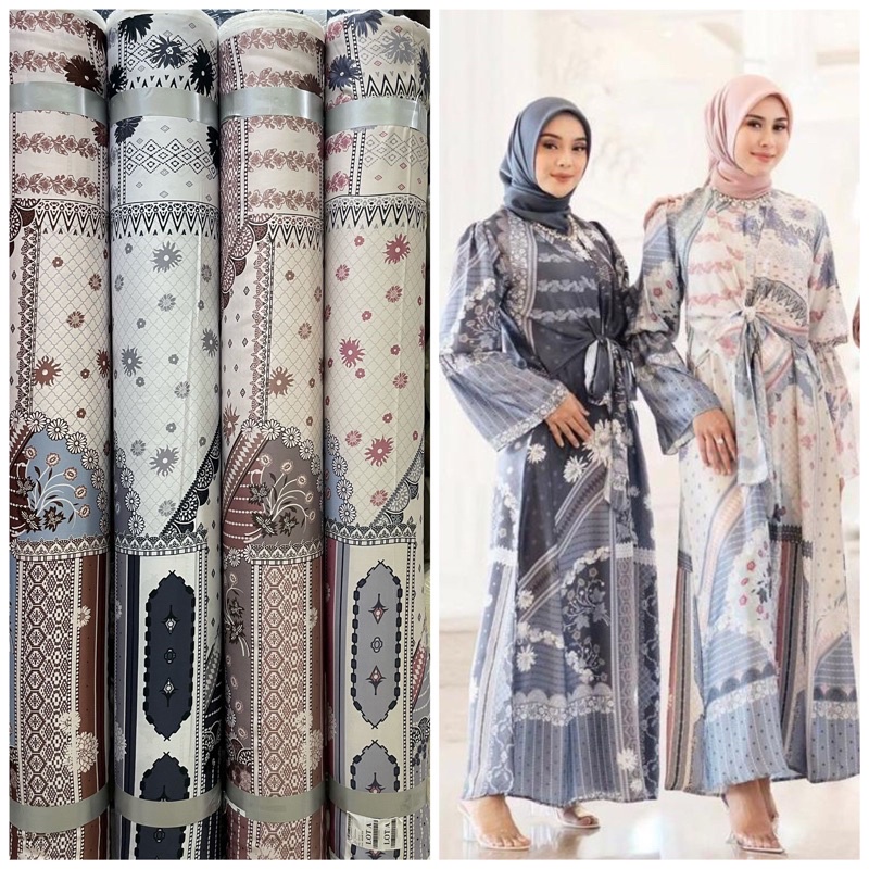 Kain silk | kain silk meteran | kain motir terbaru | kain butik