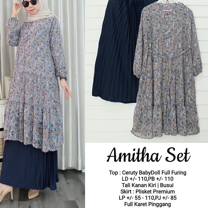 SALEE.. AMITHA SET | original by kayla (restock )
