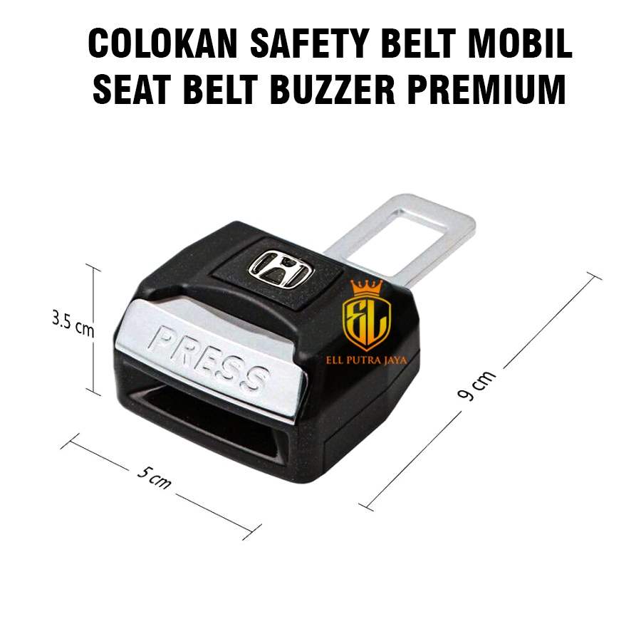 COLOKAN SAFETY BELT MOBIL / SEAT BELT BUZZER LOGO HONDA