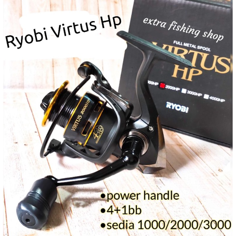Reel Ryobi Virtus Hp 1000,2000,3000 Power Handle Terbaru