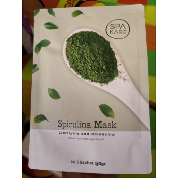 Spakare Spirulina Mask