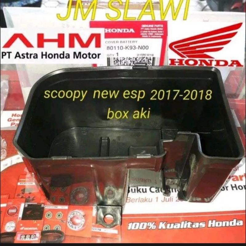 80110-K93-N00 cover batt scoppy new box aki scoopy new 2017-2020 asli honda